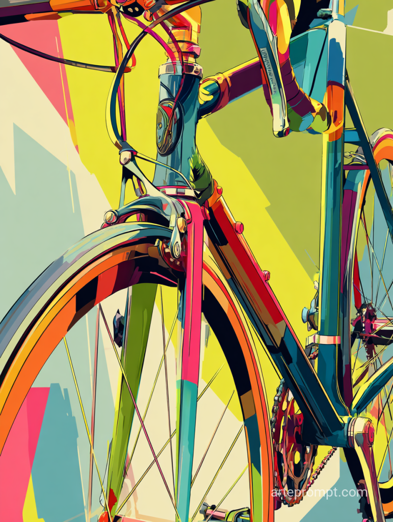 Pop Art Bicycle Design