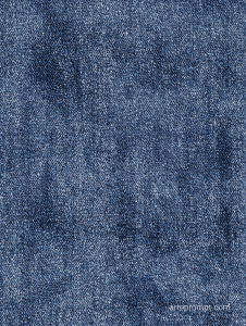Rugged blue denim jeans texture with detailed seams and casual style, created using MidJourney AI