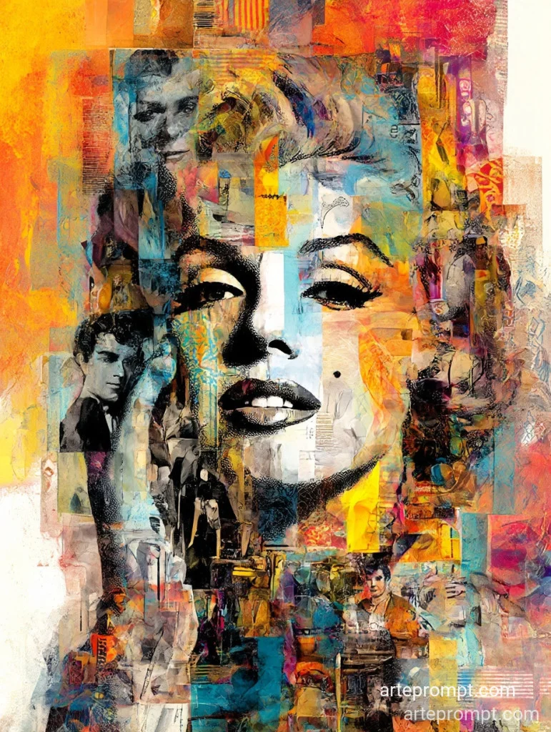 Vintage Collage Art: Retro Mix Media